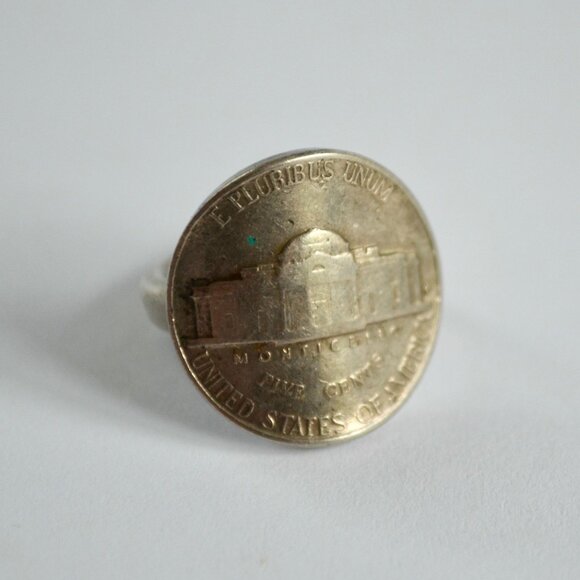 US Nickel Vintage Ring Size 5.5 - Picture 1 of 5